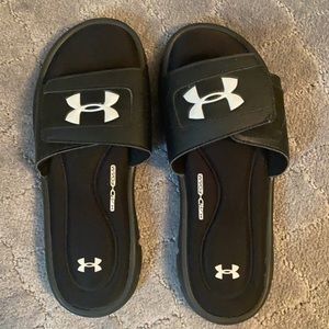 Under Armour soccer/sport slides